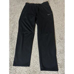 Nike Dri-FIT Pants Mens Medium Black Track Pants Elastic Waist Pockets Athletic
